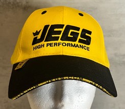 JEGS High Performance Yellow Hook &amp; Loop Baseball Hat BRAND NEW - $9.27