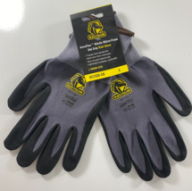 Black Stallion GC1526-GB Nitrile Micro-Foam Dot Grip Knit Glove Gray/Black Large - £11.86 GBP