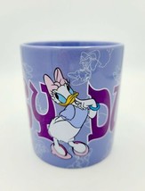 Disney Store Daisy Duck Lavender &amp; Purple 12 oz Coffee Mug / Cup - £11.86 GBP