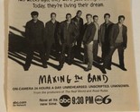 Making The Band TV Guide Print Ad  TPA6 - £4.73 GBP
