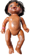 Baby Alive Wets N Wiggles African American Girl Doll 2010 Kicks Laughs D... - $39.59