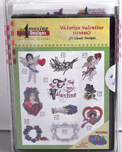 Amazing Designs Victorian Valentine Embroidery CD,  ADC-70JTK - $30.95