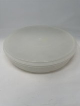 Tupperware Cupcake Cake Keeper Round Container #242-1 &amp; Lid Vintage - £13.18 GBP