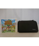 Animal Crossing: New Leaf Nintendo 3DS + Black 3DS Case for 3DS XL - £16.58 GBP