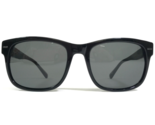 Zac Posen Sonnenbrille Hayworth BK Poliert Schwarz Square Rahmen Mit Gra... - $41.59