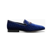 Stacy Adams Valet Slip On Bit Loafer Men's Shoes Blue Blue 25166-400 image 2
