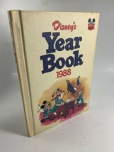 Vintage Disney's Year Book 1988 HC Illustrated Wonderful World Reading - $6.92