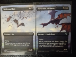 Voracious Fell Beast Mirkwood Bats Magic The Gathering Lord Of The Ring ... - $8.47