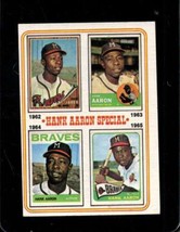 1974 Topps #4 Hank Aaron Ex Braves 1962-65 Hof *X107169 - £7.25 GBP