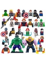 &#39;Marvel&#39; Set MOC Mini Building Block Figurine Toy Anime Figure Superhero - $12.55