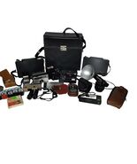 Lot Vintage Cameras &amp; Accessories Untested Parts Repair Refurbish Polaro... - $55.00