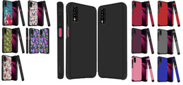 Tempered Glass / Shockproof Hybrid Cover Phone Case For T-Mobile REVVL V 4G 6.5&quot; - £7.87 GBP+