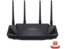 ASUS RT-AX3000 Dual Band WiFi Router, WiFi 6, 802.11ax, Lifetime Internet Securi - £196.13 GBP