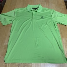 Oxford Golf Polo Shirt Mens Size M Coolmax Green Short Sleeve Amelia Island - $329.92 MXN