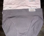 Warners ~ 3-Pair Womens Seamless Bikini Underwear Panties Stretch (A) ~ M/6 - £17.31 GBP