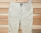 NWT Levis 512 Womens Size 14 White Perfectly Slimming Denim Capri Pants - $27.61