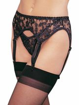 Leg Avenue womens Lace Garter Belt and Thong adult exotic lingerie sets,... - £19.26 GBP