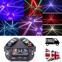 135W 9Led Rgbw Dmx512 Spider Stage Lighting Moving Head Disco Sound Party Light - £164.40 GBP