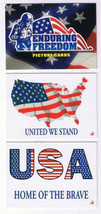 Enduring Freedom Picture Card #1 Title Plus USA &amp; United We Stand Topps 2001 - £0.77 GBP