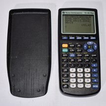 Working Texas Instruments TI-83 Plus Graphing Calculator And Cover 725!!! - $34.65