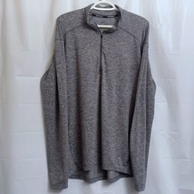 Nike Running 1/4 Zip Pullover Long Sleeve Shirt Men&#39;s Medium M Gray Dri-Fit - £11.89 GBP