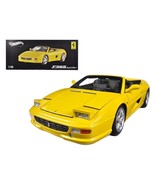 Ferrari F355 Spider Convertible Yellow Elite Edition 1/18 Diecast Car Model by - $150.90