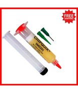 Sterile Tack Flux No-Clean Paste Flux 10cc Syringe for Precision Soldering - $537.71 MXN