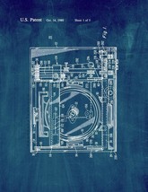 Scanning Mechanism For Video Disc Player Patent Print - Midnight Blue - $7.95+
