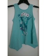 Derek Heart Girls Shark bite Sleeveless Glitter Screen Print tank top M ... - $123.98 MXN