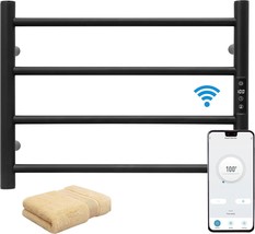 Smart Wifi Towel Warmer Wall Mounted With Built-In Timer And Temperature Adjust - £156.82 GBP