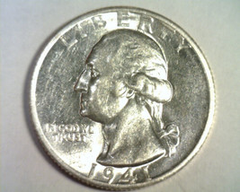 1941-S Washington Quarter Choice About Uncirculated Ch. Au Nice Original Coin - £14.92 GBP