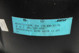 1999-2004 MERCEDES R170 SLK230 REAR LEFT DRIVER BOSE SPEAKER K353 image 6