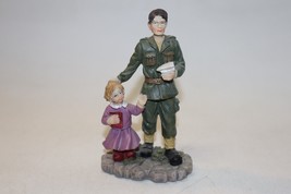 K&#39;s Collection Heroes Helping People Soldier &amp; Girl 7&quot; Figurine Hand Pai... - £5.45 GBP