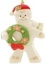 Lenox 2020 Gingerbread Man Ornament Figurine Annual Wreath Christmas RARE NEW - £75.70 GBP