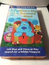 Blue&#39;s Clues - Blue&#39;s Big Treasure Hunt [VHS] [VHS Tape] - £16.40 GBP