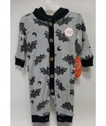 Wonder Nation Baby Boy /Girl Halloween Bat Hooded Romper Multicolor 0-3 ... - $263.24 MXN