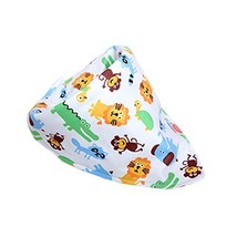 Zoo Baby Burp Cloths Infant Toddle Bibs Neat Solution Double Layers Set of 5