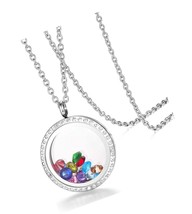 Stainless Steel Living Memory Floating Charms with - £52.81 GBP
