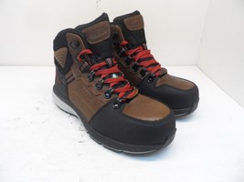 Keen Mens CSA Redhook Waterproof Carbon-Fiber Toe Work Boots Tobacco/Black 8D - £94.60 GBP