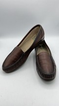 SAS Brown Leather Tripad Comfort Slip-On Womens Loafers Shoes Size 9.5 S USA - £16.14 GBP