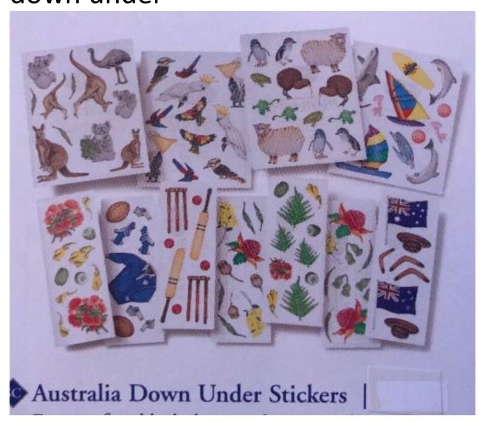 2002 Creative Memories Down Under Stickers RARE! - $5.99
