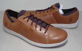 Dunham Size 12 M FITSMART LTT Tan Leather Sneakers New Men&#39;s Shoes - $147.51