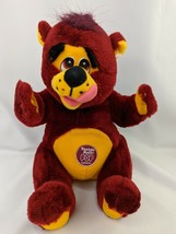 Nanco Tootsie Roll Pop Raspberry Bear Plush 8 Inch 1999 Stuffed Animal Toy - $8.95