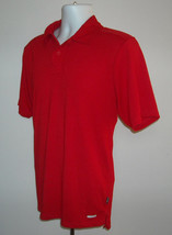 The North face Vapor Wick Red Polo Shirt Mens Medium Polyester - £19.50 GBP