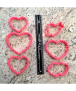 Wilton Cookie Cutters Lot of 5 Hearts Valentines Day Love Wedding - £3.11 GBP