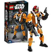 Year 2016 Lego Star Wars 75115 POE DAMERON with Flight Suit &amp; Blasters (102 Pcs) - £31.46 GBP