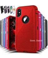For Apple iPhone X XR XS Max 10 Shockproof Protective Rugged Hard Cover ... - £11.75 GBP