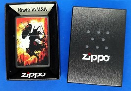 Female Warrior With Shield &amp; Sword  Authentic Zippo Black Matte #49405 - $28.99