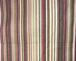 1 5/6 yard Unbranded Cotton Fabric Clay Yellow Green Purple Stripe  60&quot; ... - $21.49