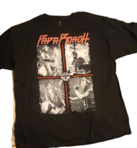 Papa Roach Shirt Black Rock Punk Metal Band Tour 2013 Concert Tee Adult 2XL - £34.01 GBP